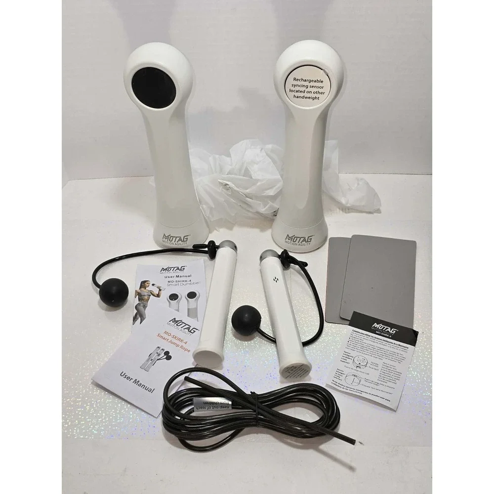 🏋️ MOTAG SMRT Fitness Smart Handweights & Jump Rope Kit‎ Open Box Bluetooth